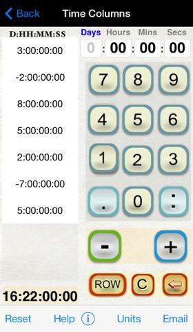 Hours, Minutes & Seconds Calculator with Date Diffのおすすめ画像2