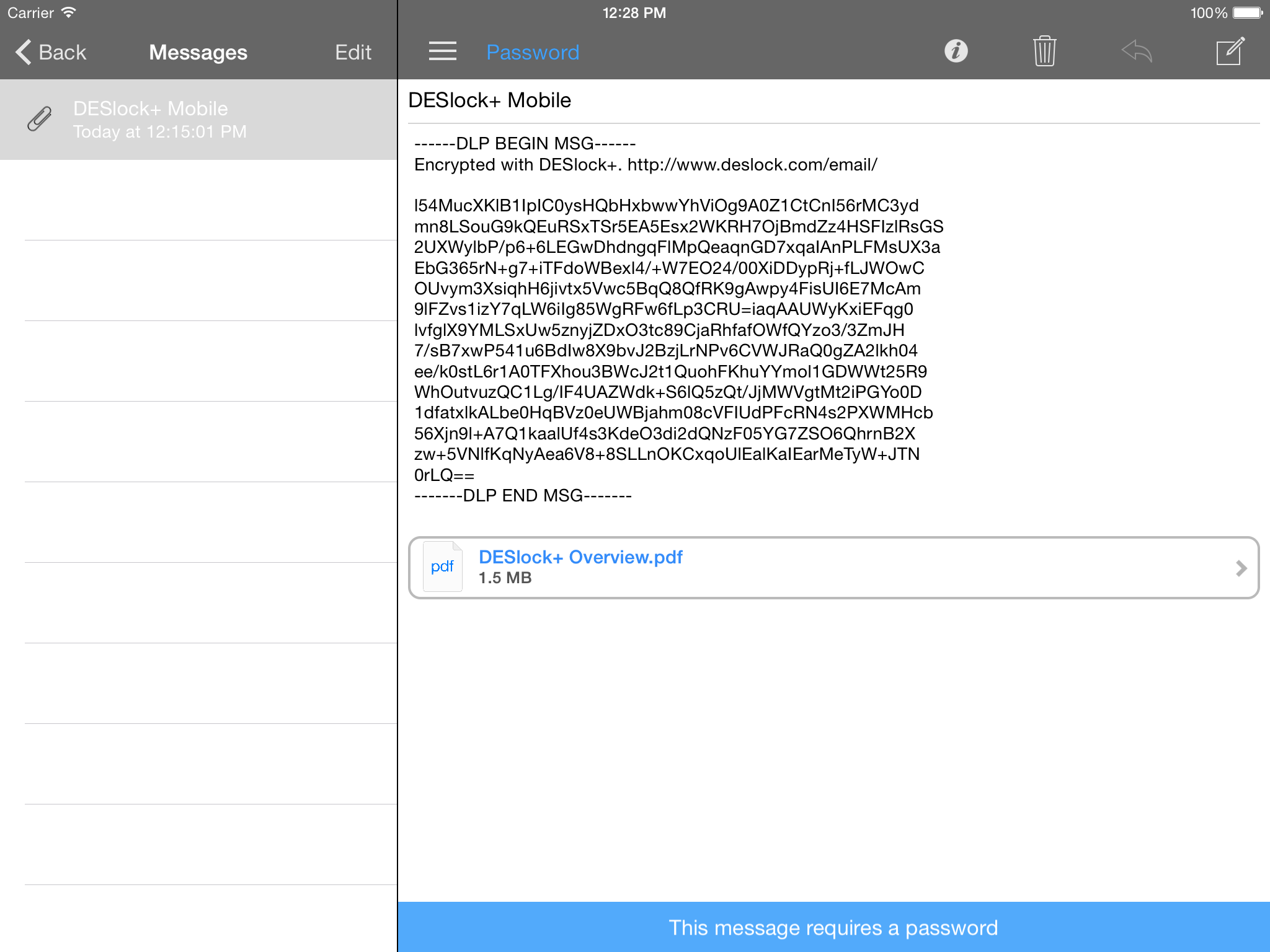 DESlock+ Mobile