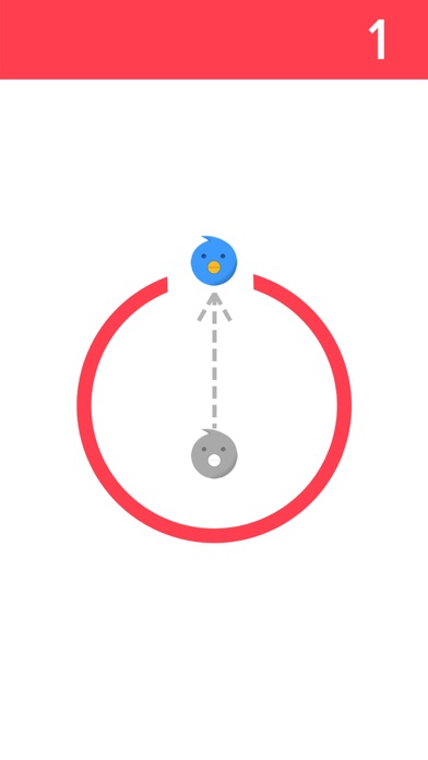 Screenshot #1 pour Bird Up Up Up - One Tap Circle Dodge