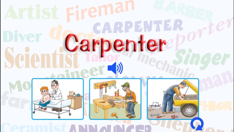 English Basic Concepts 4 - Professions for Kids. Pick the right answer!