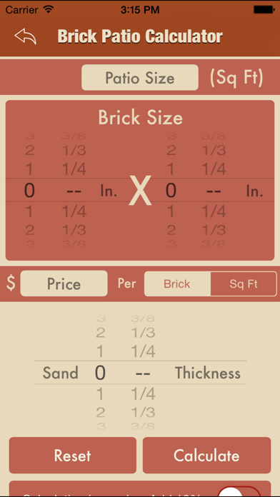 Brick Patio Calculatorのおすすめ画像1