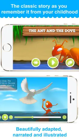 Game screenshot The Ant And The Dove - Narrated classic fairy tales and stories for children mod apk