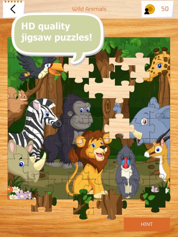 Jiggy Kids - Cartoon Jigsaw Puzzle iPad screenshot
