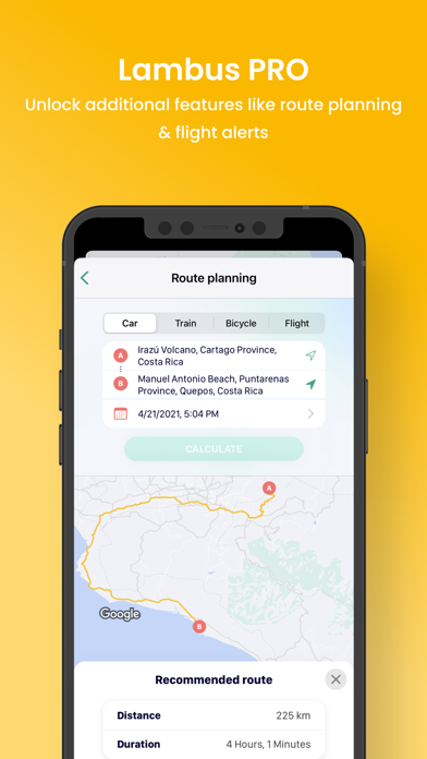 Lambus | Travel Planner Screenshot