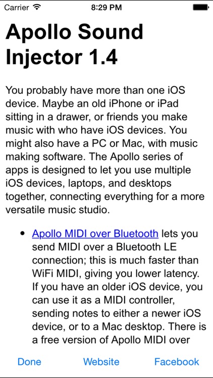Apollo Sound Injector - Streaming Audio between iOS Devices