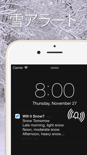 雪が降る Will It Snow Pro 雪の概況と予報および通知 をapp Storeで