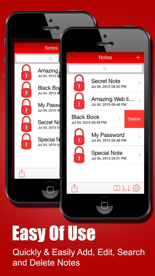 Secure Notes for iPhone, iPad, iPod & Watchのおすすめ画像3