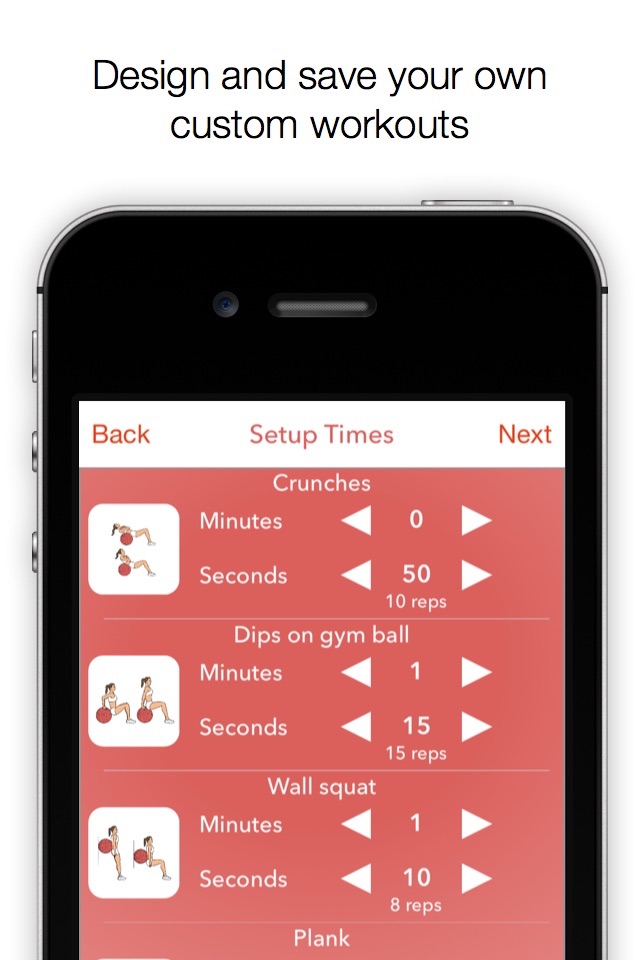 Gym Ball Revolution - daily fitness swiss ball routines for home workouts program screenshot 4