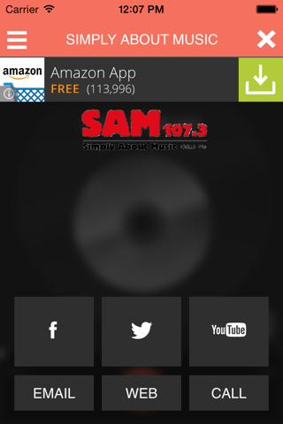 SAM 107.3 Simply About Music screenshot 3
