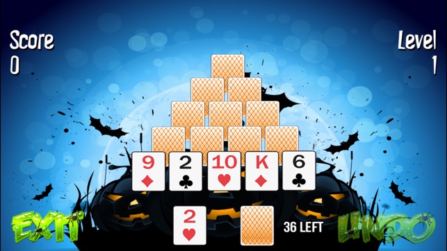 Pyramid Solitaire Halloween