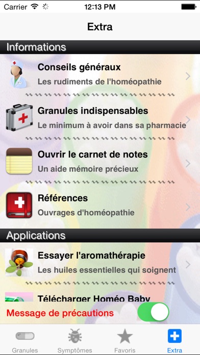 Screenshot #3 pour Guide Homéo : Homéopathie pour la famille