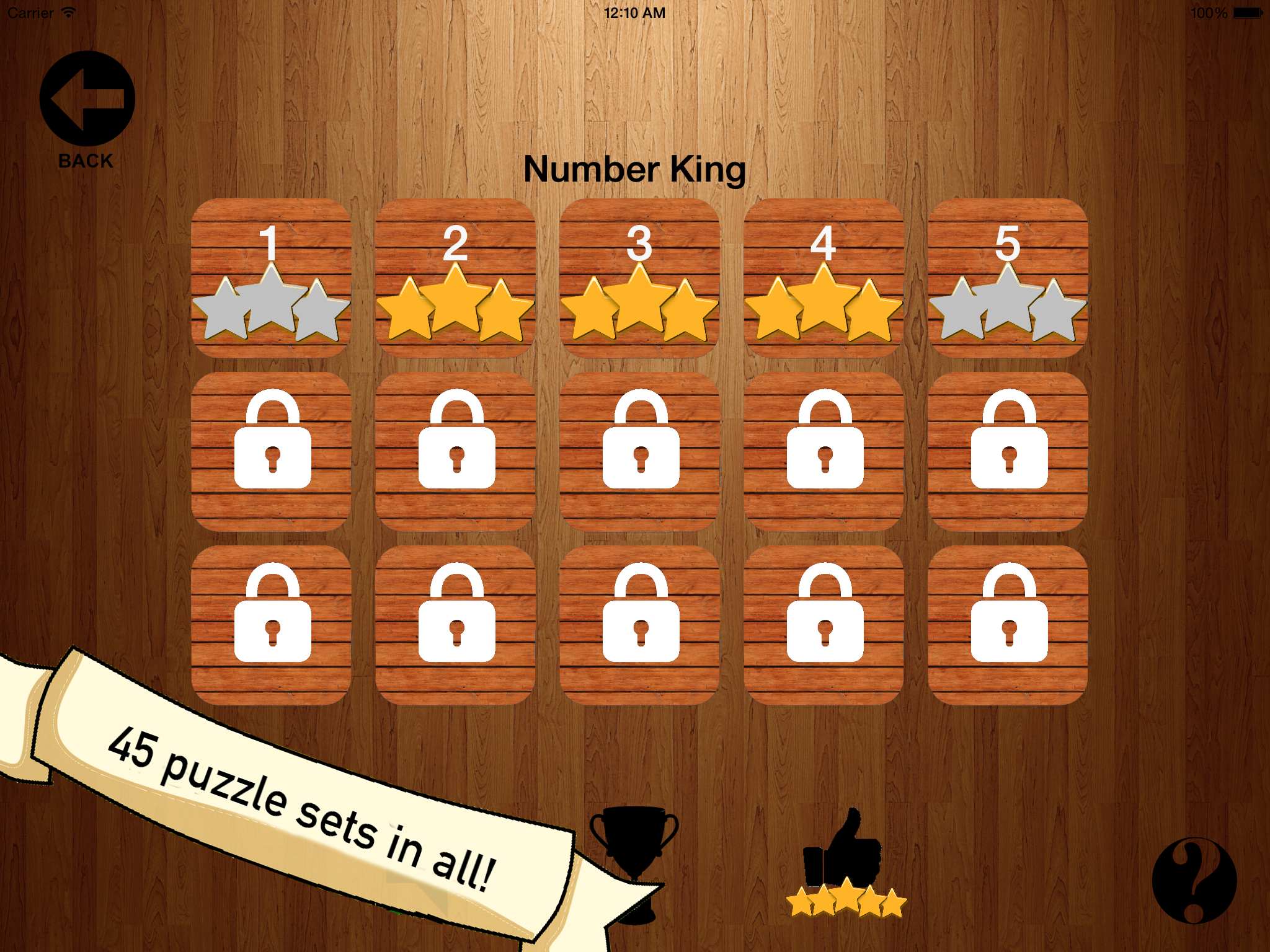 Number King: a Math Logic Puzzle Game