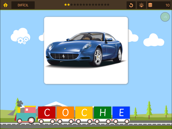 Screenshot #6 pour Tren de palabras – Juegos de spelling bee y puzzle busca la palabra para niños