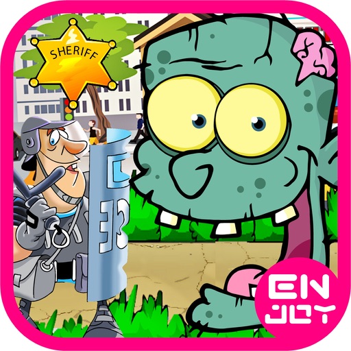 Police VS Zombies Game  Ate My Friends Run Z 2 icon