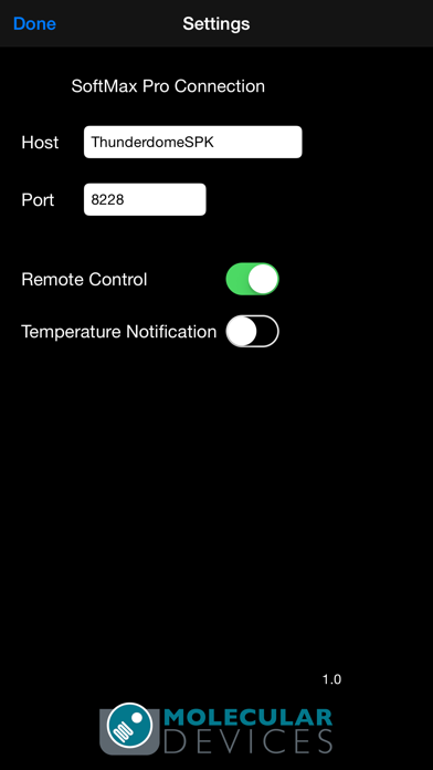 Screenshot #3 pour SoftMax Pro Remote