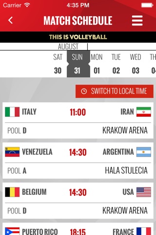 FIVB World Volleyball screenshot 3