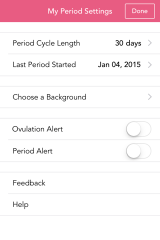 Baby Forecast (Ovulation Fertility Period Tracker, Menstrual Calendar) screenshot 4