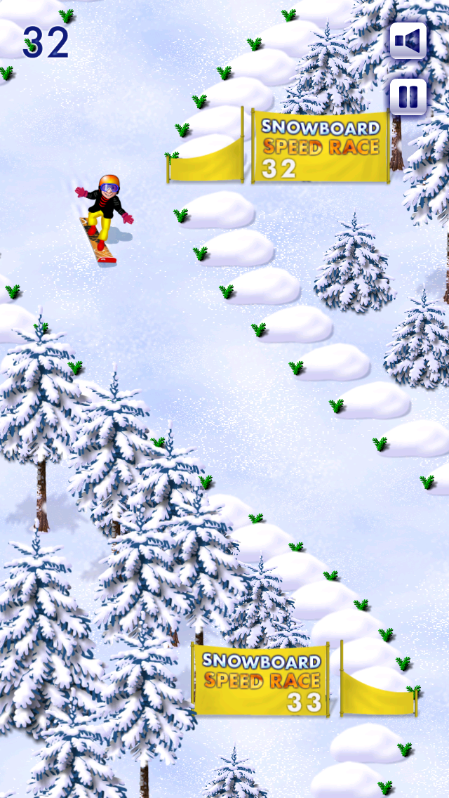 Snowboard Speed Race