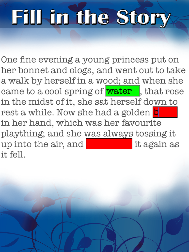 Fill in the Blank Stories - Fairy Tales by The Brothers Grimm