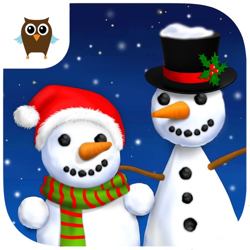 Sweet Baby Girl Christmas Fun and Snowman Gifts icon