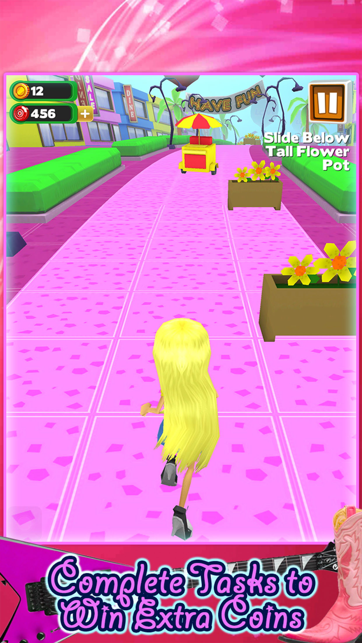 3D Fashion Girl Mall Runner Race Game by Awesome Girly Games FREE screenshot 4