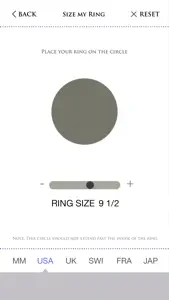 Size Your Ring screenshot #2 for iPhone