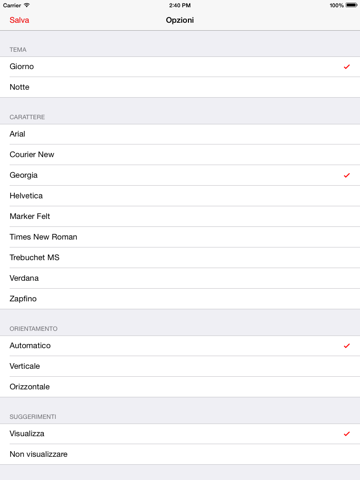 Grammatiche iPad screenshot