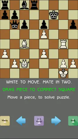 Game screenshot 202 Chess Mate in TWO - 101 Chess Puzzles FREE mod apk