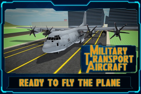 Military Transport AirCraft Simulator 3D screenshot 2