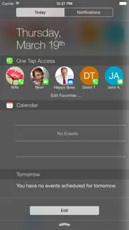 one tap access widget for notification center iphone screenshot 1