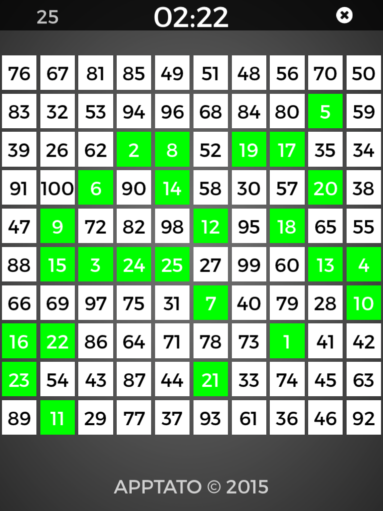 Numbers Reflex screenshot 3