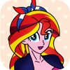 Dress Up Equestria Girls Princess Edition: High School Rock Pony Girls Make Up and Saloon