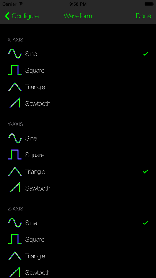 #5. Theremin (Motion Sensors and Touch Screen) (iOS) 由: zakk hoyt