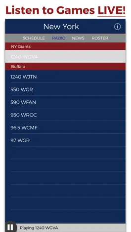 Game screenshot New York Football Radio & Live Scores mod apk