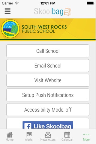 South West Rocks Public School - Skoolbag screenshot 4