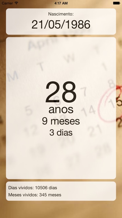 Calculadora de Idade