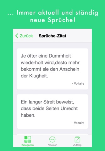 Sprüche, Zitate & Sprichwörter screenshot 2