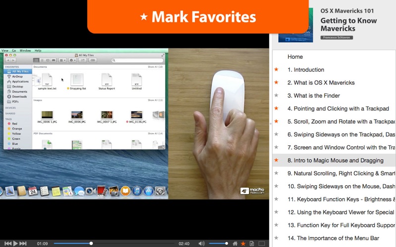 Basics of OS X Mavericks screenshot1