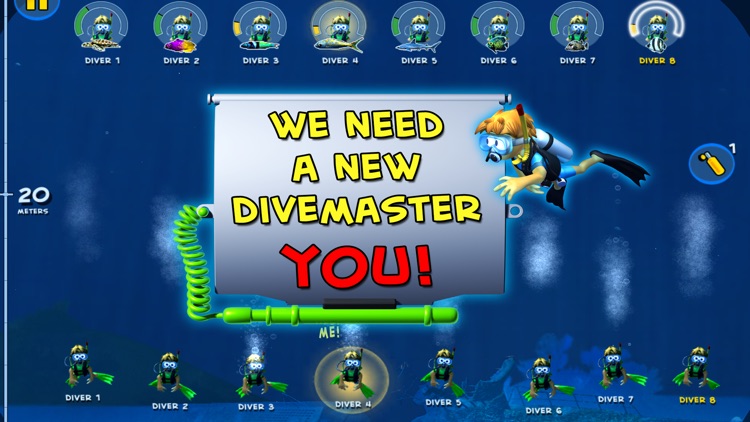 DiveMaster - Guide scuba divers in the best underwater deep sea diving adventure game, collect and share photos about ocean animals screenshot-4