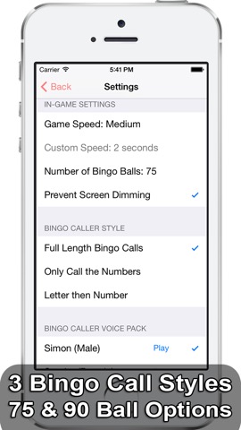 iBingo Caller Free - Play Bingo at Home with Friends!のおすすめ画像2