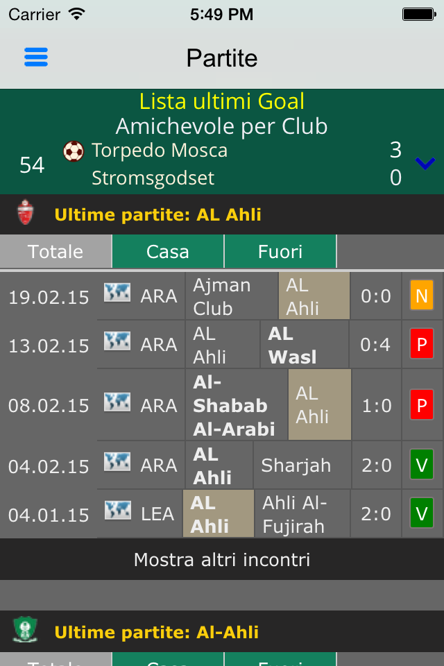 Diretta365 - Football Livescores