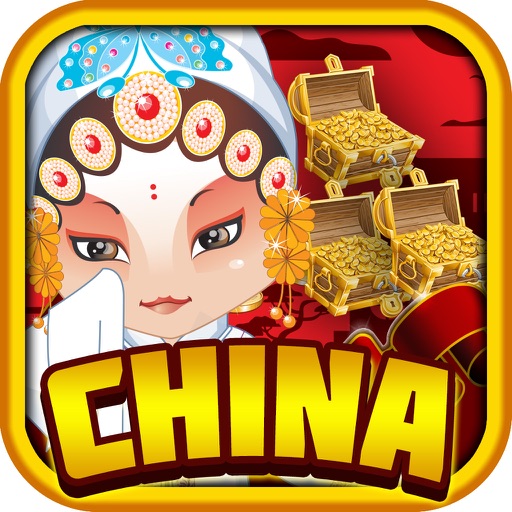 Ancient Great 3d Casino Temple in China Golden Dragon Jackpot Slots Free Icon