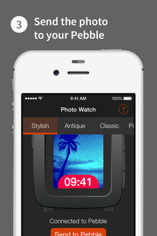 Photo Watch — Use a photo as a Pebble watchface screenshot 4