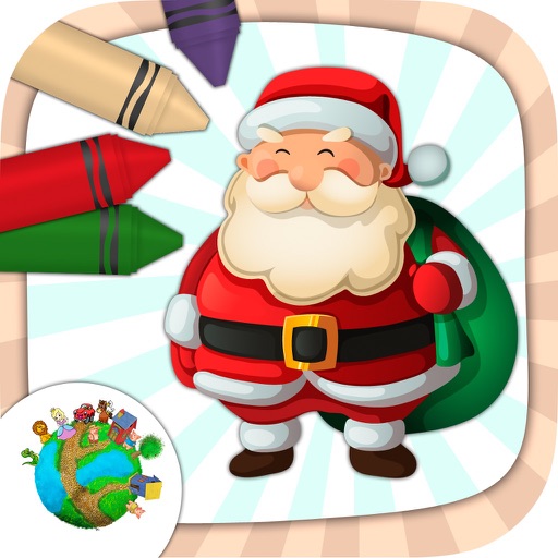 Color christmas - coloring drawings for kids icon