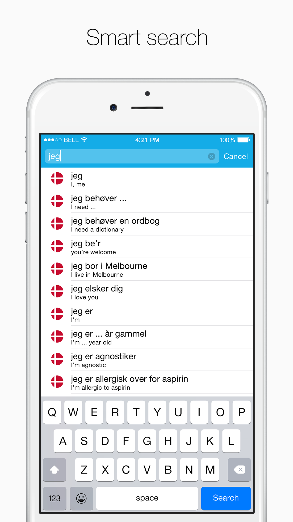 Danish – English Dictionary screenshot 5