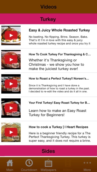 Thanksgiving All-In-One (Countdown, Wallpapers, Recipes)のおすすめ画像4