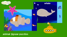 Game screenshot Marine Animals - Puzzle, Coloring and Underwater Animal Games for Toddler and Preschool Children apk