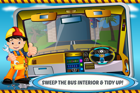 School Bus Wash & Garage – Little Car Salon, Summer Fun with Vehicle Spa Workshop for Paint, Vinyl, Colors, Soap, Clean Automobile Shop screenshot 2