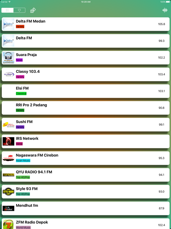Screenshot #5 pour Radio Indonesia (Indonesian) - The best radios stations for free music, sports, news.