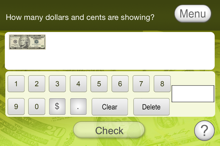 Counting Bills and Coins